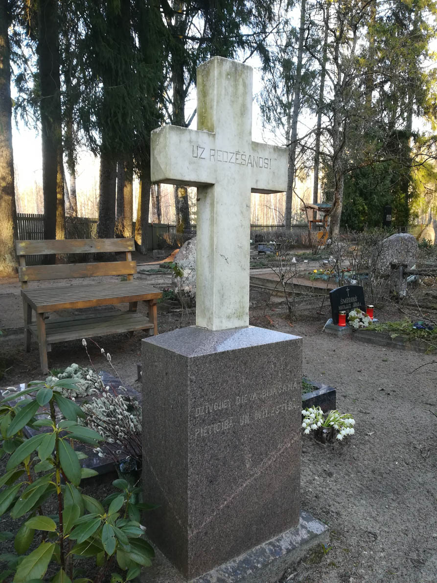 Кладбище «Meža», Елгава, декабрь 2019 г.